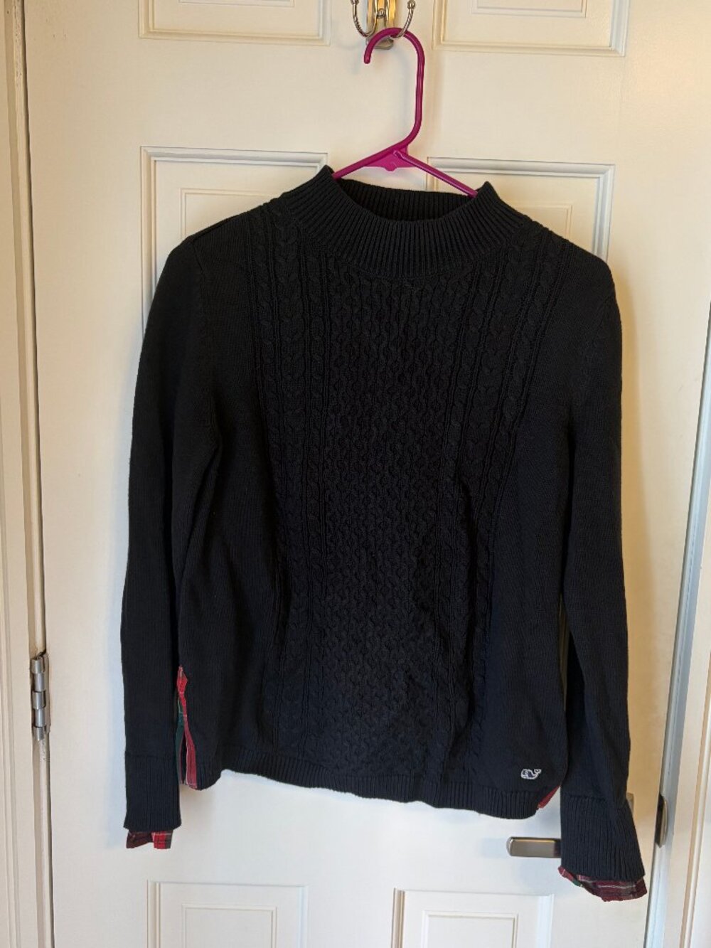 Vineyard Vines Cable-Knit Mockneck Sweater